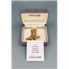 Image 1 : Krementz Cowboy Boot Gold Tone Brooch