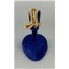 Image 2 : Krementz Cowboy Boot Gold Tone Brooch