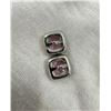 Image 6 : Sterling Silver and Pink CZ Ring and Earrings Set