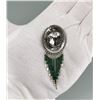 Image 2 : Navajo Malachite Sterling Button Cover