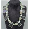 Image 1 : Chunky Green Fluorite Designer Necklace