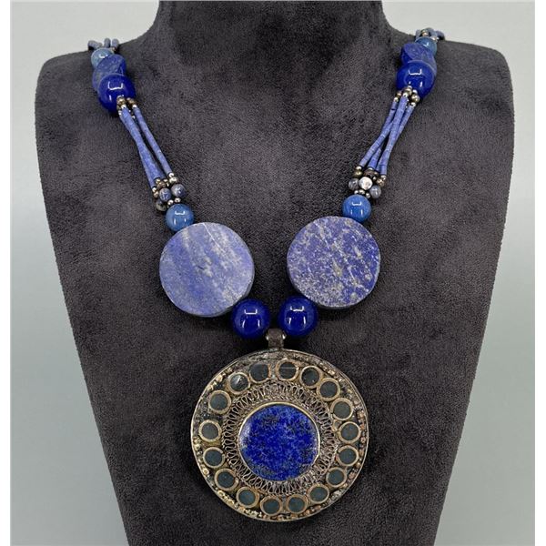 Impressive Afghan Lapis Lazuli Necklace