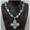 Image 1 : Barse Sterling Turquoise Nugget Necklace