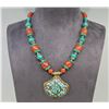 Image 1 : Tibetan Turquoise Chip Necklace
