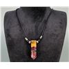 Image 1 : Rainbow Mookaite Point Necklace