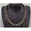 Image 1 : Sterling Silver Chain Link Toggle Necklace