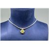 Image 1 : John Medeiros Yellow Crystal Designer Necklace