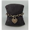 Image 1 : Sterling Silver Heart Toggle Chain Bracelet