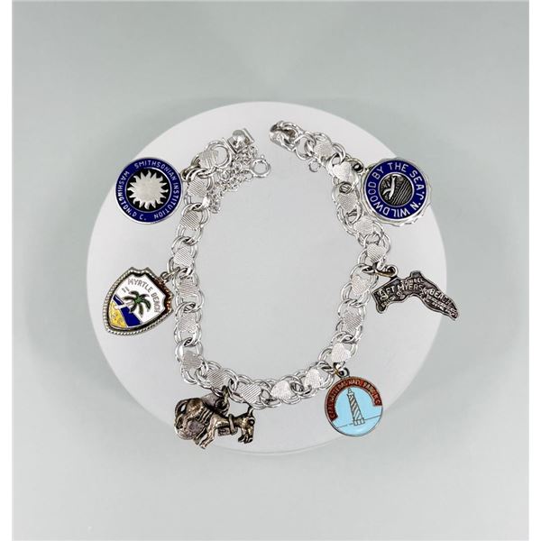 Sterling Silver Charm Bracelet