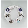 Image 1 : Sterling Silver Charm Bracelet