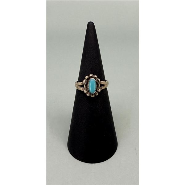Bell Trading Post Sterling Silver Turquoise Ring