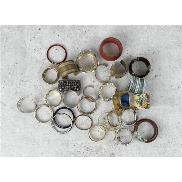 Group Of Costume Jewelry Bracelets