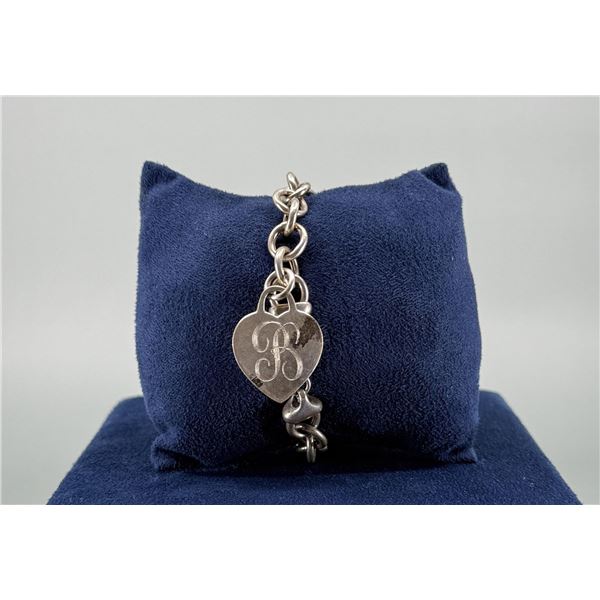 Sterling Silver Heart Chain Bracelet