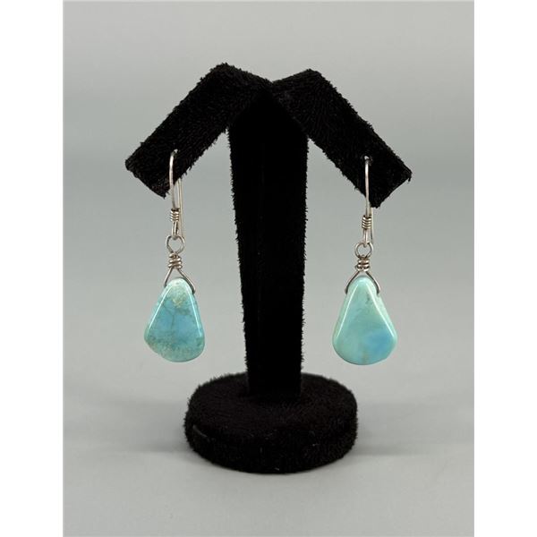 Navajo Sterling Silver Turquoise Earrings