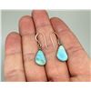 Image 2 : Navajo Sterling Silver Turquoise Earrings