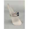 Image 2 : Sterling Silver Blue Topaz Ring