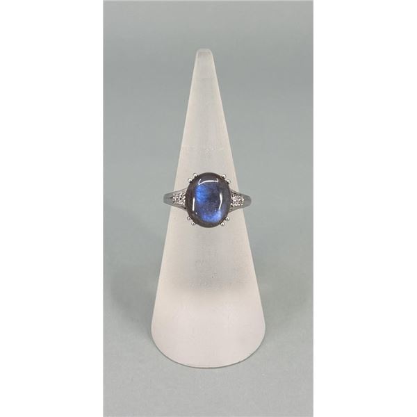 PC Jeweller Sterling Silver Labradorite Ring