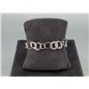 Image 1 : C & A Canada Sterling Silver Circle Link Bracelet