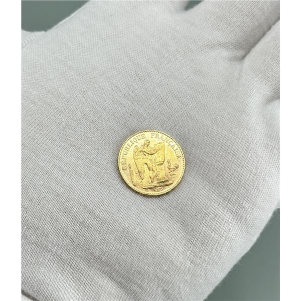 1896 20 Francs Gold Coin
