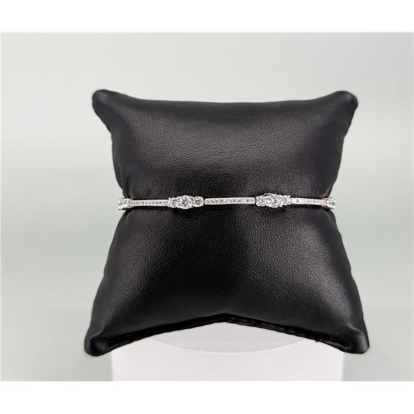 YGI Sterling Silver CZ Bracelet
