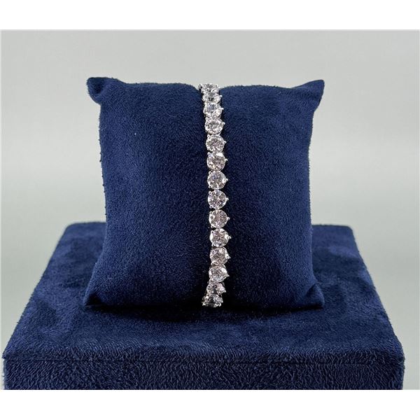 Fuzion Creations Sterling Silver CZ Bracelet