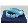 Image 1 : Pair Of Turquoise Stretch Bracelets