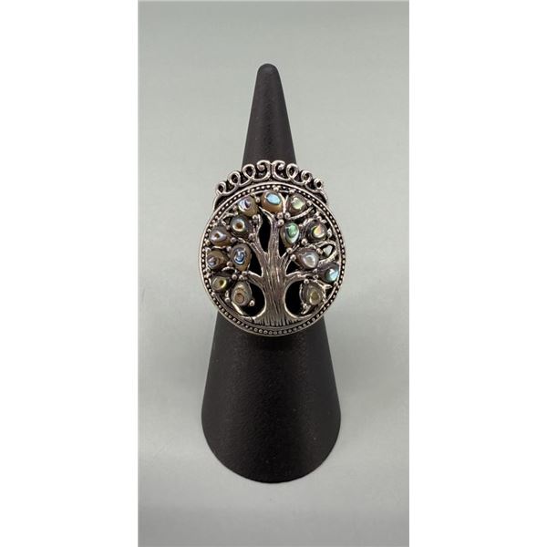 Bella Luce Sterling Silver Tree of Life Ring