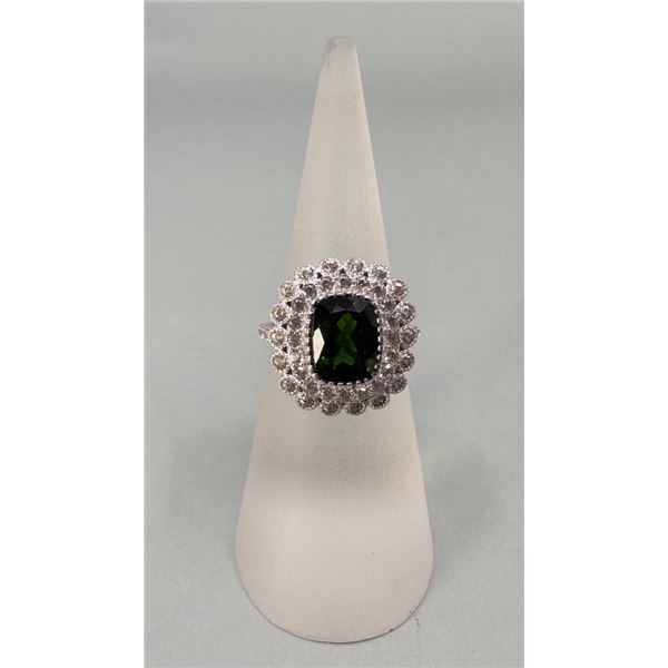 Spacecore Sterling Silver Tourmaline Ring