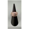Image 1 : Spacecore Rose Gold Over Sterling Silver CZ Ring