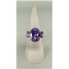 Image 1 : Bella Luce Sterling Silver Lab Amethyst Ring