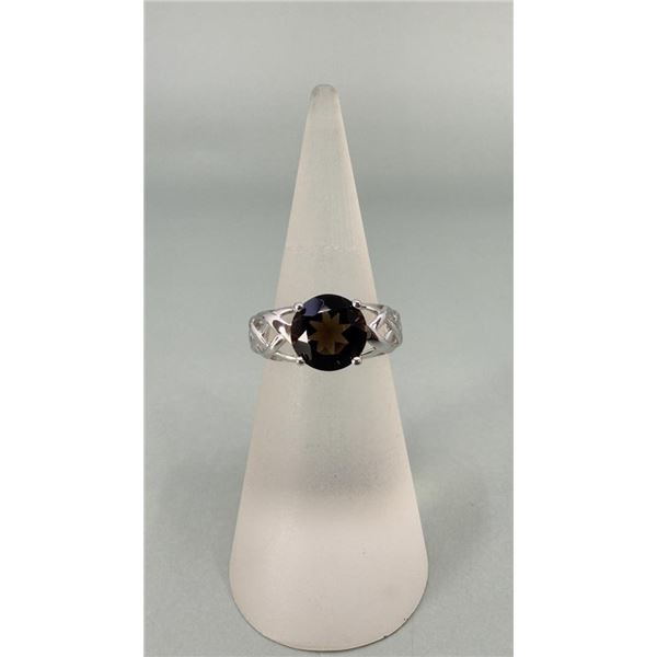 Sterling Silver Smoky Quartz Ring