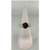 Image 1 : Sterling Silver Smoky Quartz Ring