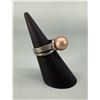 Image 2 : Tahitian Pearl Sterling Silver Ring
