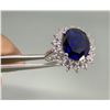 Image 1 : Bella Luce Sterling Silver Blue Lab Sapphire Ring