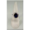 Image 2 : Bella Luce Sterling Silver Blue Lab Sapphire Ring