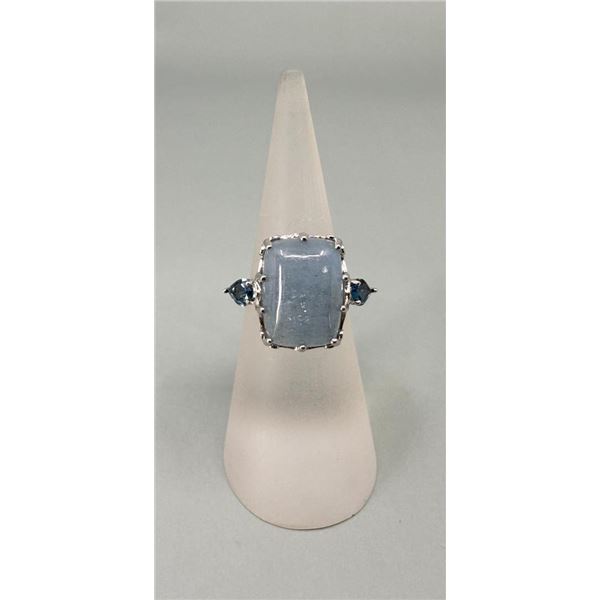 Bella Luce Blue Aventurine Sterling Silver Ring