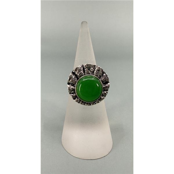 Bella Luce Sterling Silver Green Chrysoprase Ring