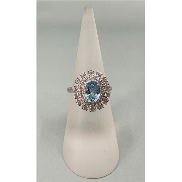 Bella Luce Blue Topaz Sterling Silver Ring