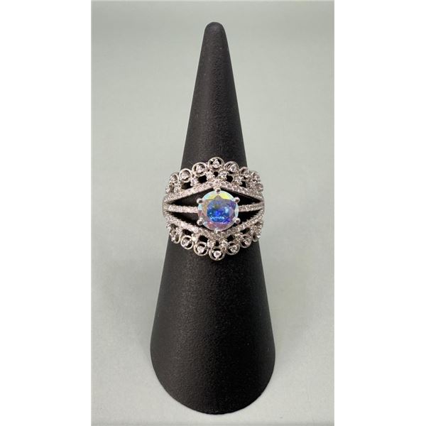Sterling Silver Mystic Topaz Ring