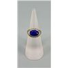 Image 1 : Sterling Silver Lapis Lazuli Ring