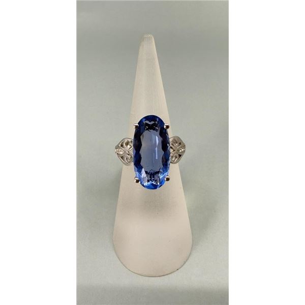Bella Luce Sterling Silver London Blue Topaz Ring