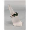 Image 2 : Sterling Silver Chrome Diopside Ring