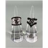 Image 1 : Sterling Silver Black Spinel Rings