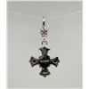 Image 2 : Judith Ripka Sterling Silver Cross Charm