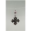 Image 2 : Judith Ripka Sterling Silver Cross Charm