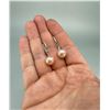 Image 2 : Sterling Silver Tahitian Pearl Earrings