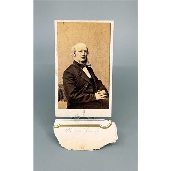 Horace Greeley Presidential Candidate CDV Photo
