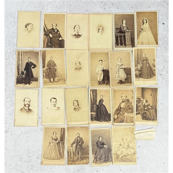 Collection of Antique CDV Photos