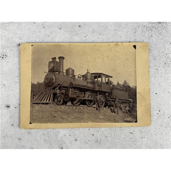 Identified Railroad Engine Cabinet Photo