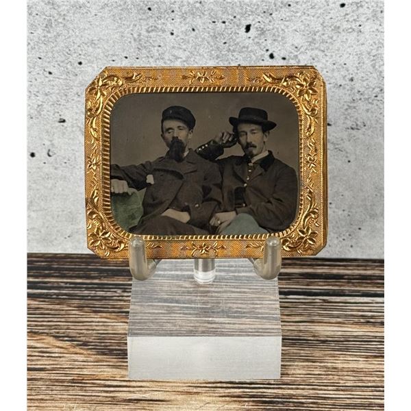 Tintype Photo Man with Prosthetic Eye